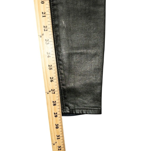 NWT True Religion Jennie Curvy Coated Leather Look Jeans Womens‎ 26 Skinny Denim - Picture 12 of 16
